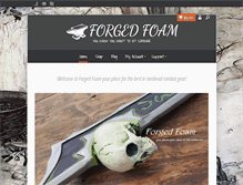 Tablet Screenshot of forgedfoam.com